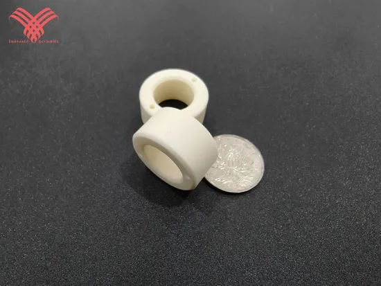 Seal Fasteners Alumina Ceramic Widely Used High Frequency Insulating Ceramic Shaft Sleeve